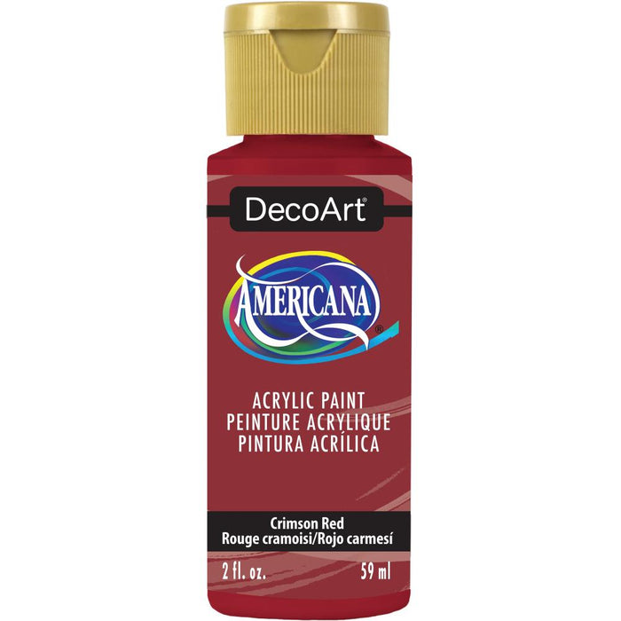 DECOART AMERICANA ACRYLIC PAINT CRIMSON RED - DA426