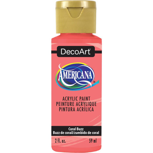 DECOART AMERICANA ACRYLIC PAINT CORAL BUZZ - DA427