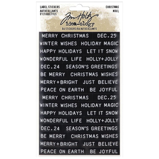 TIM HOLTZ IDEAOLOGY LABLE STICKERS CHRISTMAS - TH94205