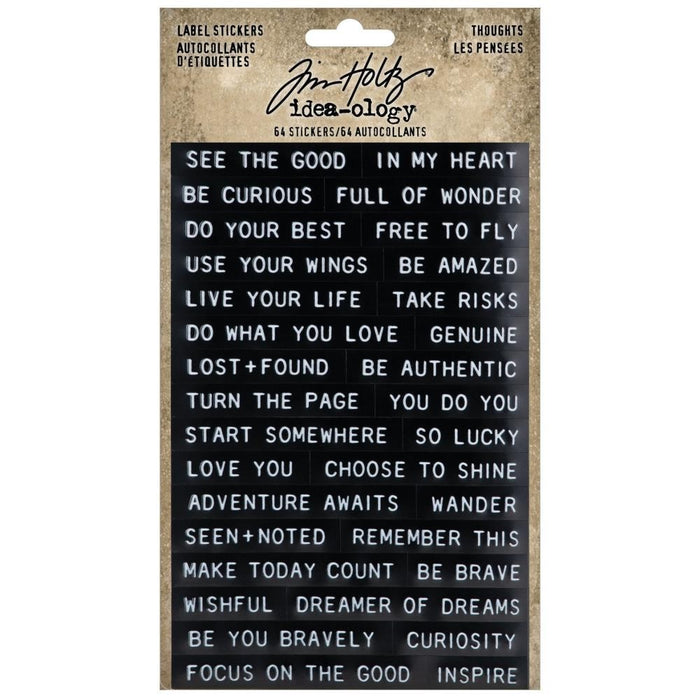TIM HOLTZ IDEAOLOGY LABEL STICKERS THOUGHTS - TH94229