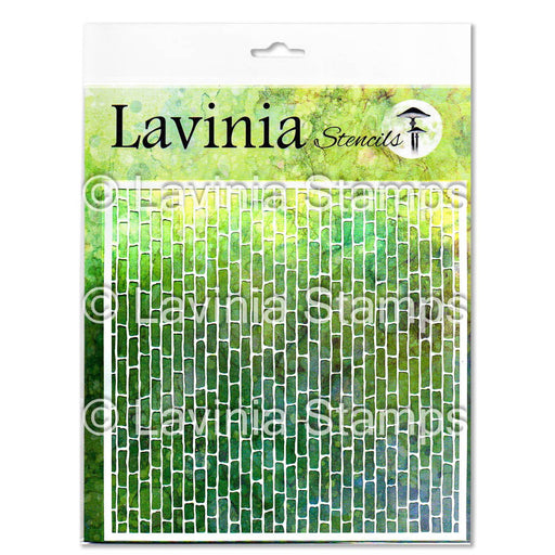 LAVINIA STENCILS 8 X 8 RED BRICK - ST046