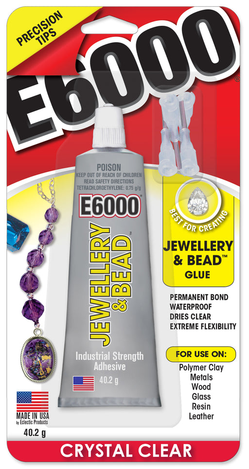 E6000 INDUSTRIAL STRENGTH ADHESIVE JEWELLERY & BEAD - E642001