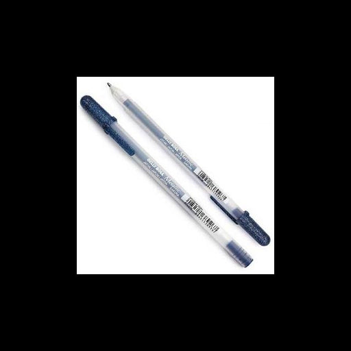 GELLYROLL METALLIC BLUE/BLACK PEN - XPGBM543