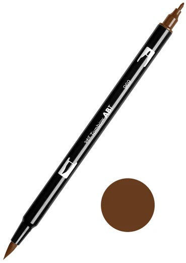 TOMBOW ABT 969 DUAL BRUSH PEN - CHOCOLATE - 600969