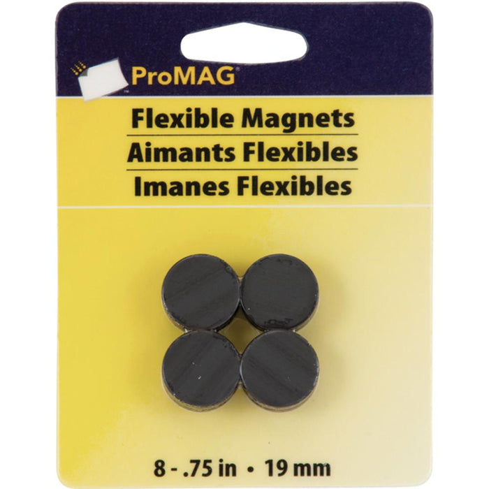 PROMAG FLEXIABLE MAGNETS 18 PC 19MM - 12357
