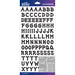 STICKO STICKERS ALPHABET BLACK DOT -52-90153