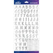 ALPHABET STICKERS SILVER FOIL - 52-90158