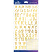STICKO STICKERS ALPHABET GOLD FOIL -52-90163