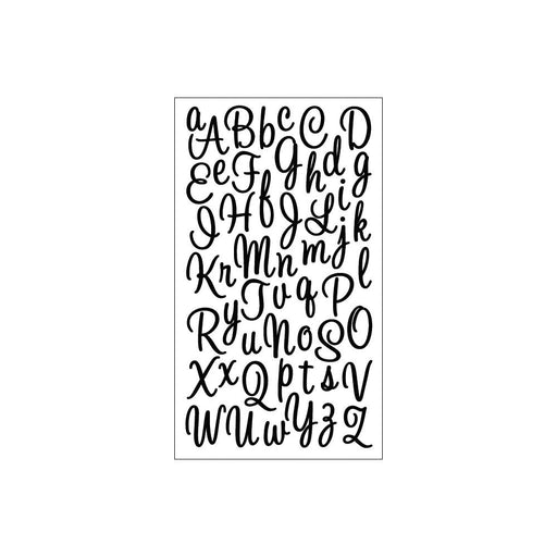 STICKO STICKERS ALPHABET BLACK - 52-10114
