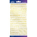 STICKO STICKERS ALPHABET GOLD FOIL -52-90295