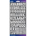 STICKO STICKERS ALPHABET WHITE MEDIUM - 52-90329