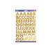 STICKO STICKERS ALPHABET GOLD FOIL - 52-90258