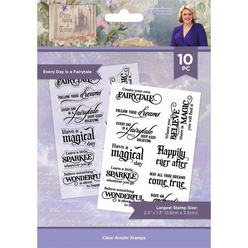 CRAFTERS COMPANION EVERY DAY IA A FAIRYTALE STAMP - SQUATCASTEDF