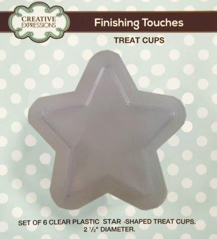 CREATIVE EXPRESSIONS FINISHING TOUCHES TREAT CUP STAR SHAPE - CETREATSTAR