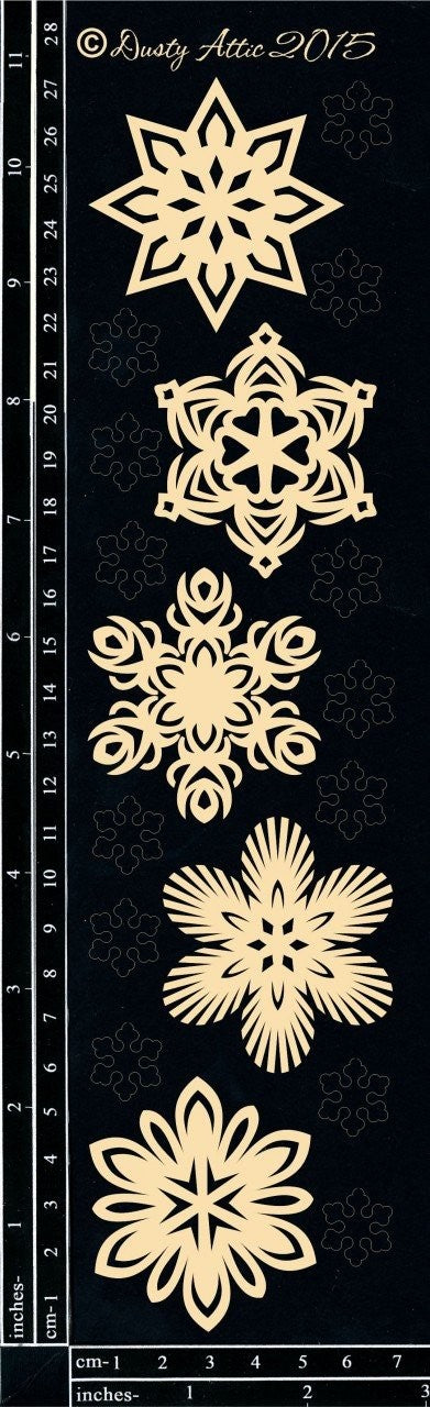 DUSTY ATTIC SNOWFLAKES 2 - DA1421