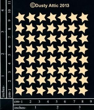 DUSTY ATTIC CHIPBOARD MINI STARS - DA1040