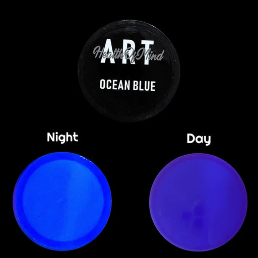 HEALTH OF MIND ART GLOW PASTES OCEAN BLUE - GBOB