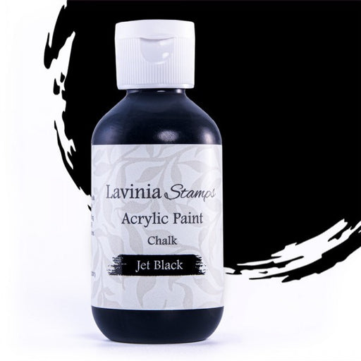 LAVINIA CHALK ACRYLIC PAINT JET BLACK- LSAP21  PRE ORDER DELIVERY LATE MARCH