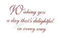 ROSEWOOD CLEAR STAMP WISHING YOU  - C843