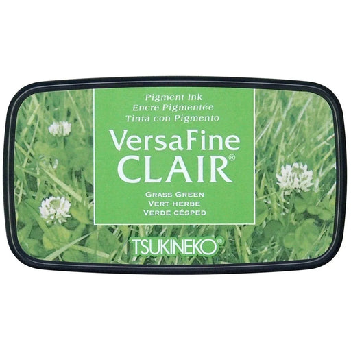 TSUKINEKO VERSA FINE CLAIR STAMP PAD GRASS GREEN (PRE ORDER NOW DELIVERY EARLY JUNE 24) - VF-CLA-503