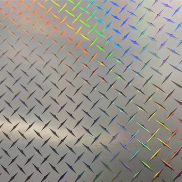 STYLETECH DECO FILM HOLOGRAPHIC DIAMOND PLATE MINI  1 METRE X 305MM - 189427