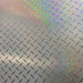 STYLETECH DECO FILM HOLOGRAPHIC DIAMOND PLATE MINI  1 METRE X 305MM - 189427