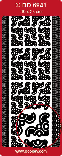 CRAFT STICKER  FRAMES CORNERS ARCH SILVER- DD6941S