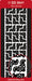 CRAFT STICKER  FRAMES CORNERS ARCH SILVER- DD6941S