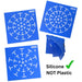 HAPPY DOTTING BLUE MANDALA  STENCIL SET 5,6,7  - STENCIL567