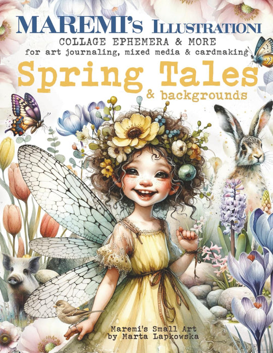 MAREMI'S SMALL ART BOOK BY MARTA LAPKOWSKA  SPRING TALES AND BACKGROUNDS (PRE ORDER NOW SHIPPING IN MID MARCH 2026) -  SPRING TALES