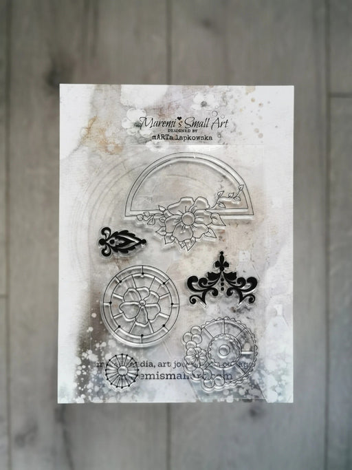 MAREMI'S SMALL ART STAMP ORNAMENT 1- ORNAMENT 1