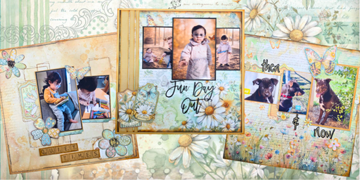 LYN'S SCRAPBOOKING KITS DAISY ART   - LYNDAISY