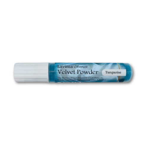 LAVINIA STAMPS VELVET POWDER TURQUOISE- LS-VP-02 (PRE ORDER NOW SHIPPING MID OCTOBER 2026)
