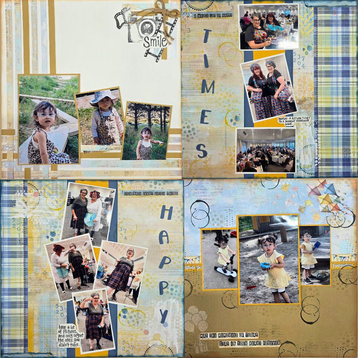 LYN'S SCRAPBOOKING KITS 49 AND MARKET GLIMMER AND GLEE  - GLIMMER AND GLEE