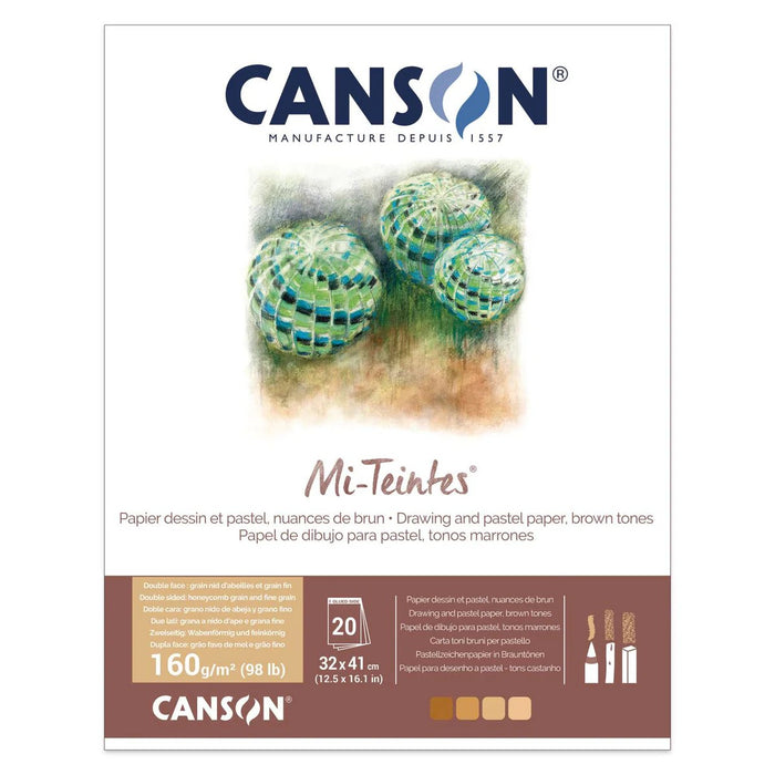 MI-TEINTES 160 PAD BROWN TONES 32X41CM 20SH - C31032P002
