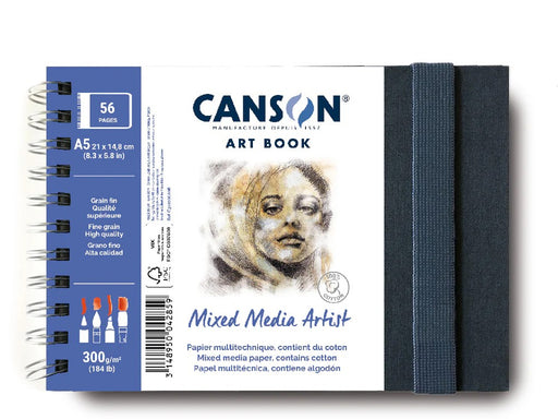 PROFESSIONAL JOURNAL CANSON BOOK 300 PRO MIXED MEDIA LANDSCAPEE 28SH A5 - C31200L006