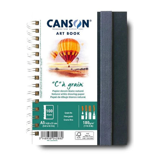 PROFESSIONAL JOURNAL CANSON 180 PRO CA GRAIN PORTRAIT 50SH A5 - C31200L009