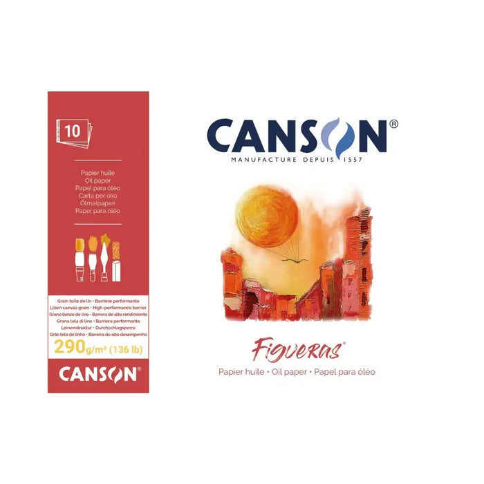 FIGUERAS 290 CANVAS PAD 18 X 24CM 10SH - C31085P000