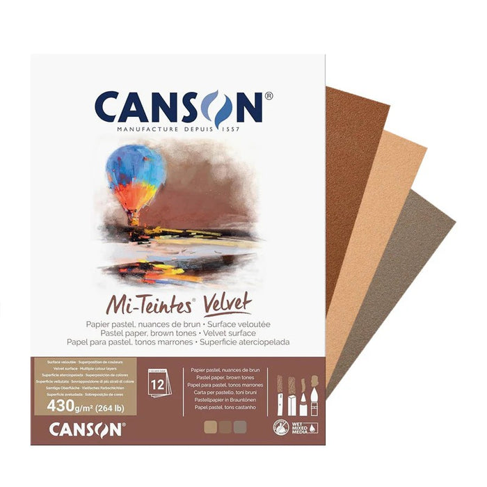 MI-TEINTES VELVET 430 PAD BROWN TONES 31 X 41CM 12SH - C503508007