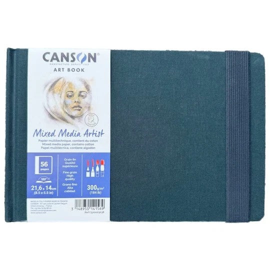 CANSON BOOK 300 PRO MIXED MEDIA HARDBOUND A5 MIXED A5 - C520003038