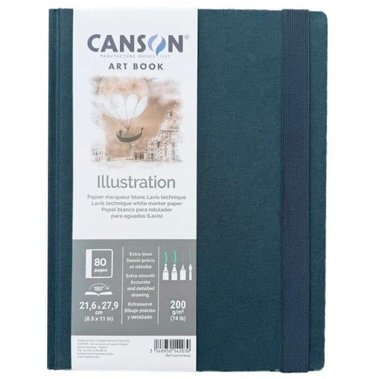 CANSON BOOK 300 PRO ILLUSTRATION HARDBOUND A4 ILLUSTRATION A4 - C520003049
