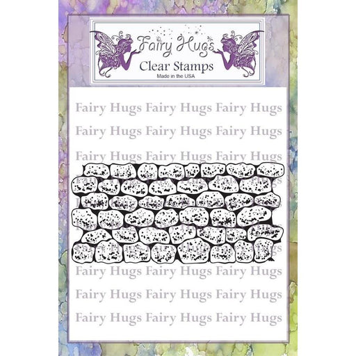 FAIRY HUGS CLEAR STAMP STONE WALL - FHS-063