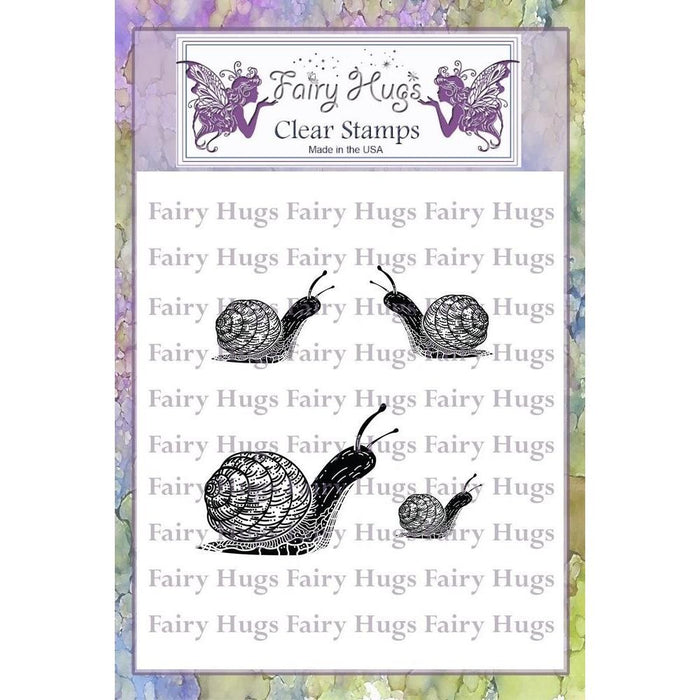 FAIRY HUGS CLEAR STAMP SNAIL FAMILY - FHS-075