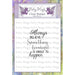 FAIRY HUGS CLEAR STAMP BELIEVE - FHS-132