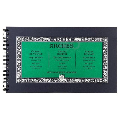 ARCHES TRAVEL JOURNAL COLD PRESSED : 15X25CM : 300GSM -A1711643