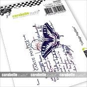CARABELLE STUDIO TAMPONS ART STAMP MINI : COLLAGE PAPILLON - SMI0001