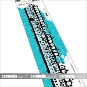 CARABELLE STUDIO TAMPONS ART STAMP EDGE LIFE IS GOOD BY BIRG - SED0001