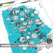 CARABELLE STUDIO TAMPONS ART STAMP XXL BACKGROUND WITH CIRC - SA40015