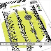 CARABELLE STUDIO TAMPONS ART STAMP A6 : FRISES AUX PETITS PO - SA60186
