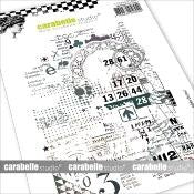 CARABELLE STUDIO TAMPONS ART STAMP A6 : LIVRE SUR TABLE DE J - SA60208